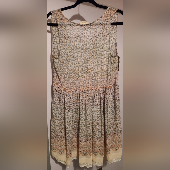 Maeve Violetta Floral Swing Dress Medium Anthropologie - Picture 2 of 4